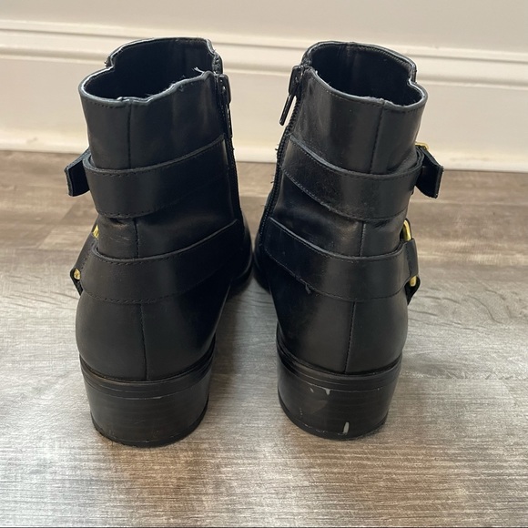 Ralph Lauren Black Leather Ankle Boots - Picture 4 of 4